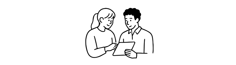 A simple black silhouette of a cat.